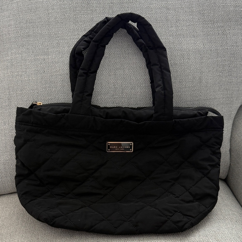 Marc Jacobs Black Quilted Tote